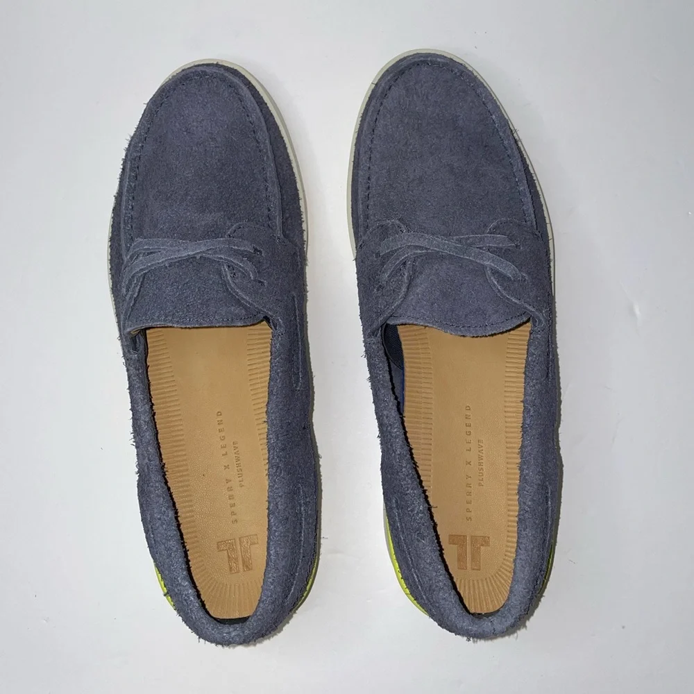 NWB Sperry X John Legend Signature Boat Shoe Gunmetal - Picture 5 of 12